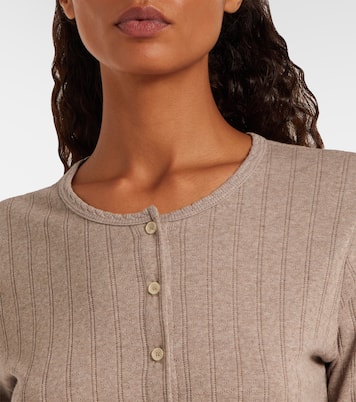 Cropped-Cardigan aus Baumwolle | Leset