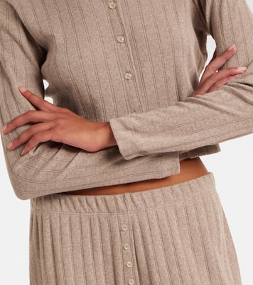 Cropped-Cardigan aus Baumwolle | Leset