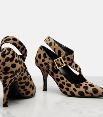 Escarpins Sloan 85 en cuir façon poulain | Khaite