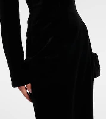 re/edit Les Méduses velvet corset gown | Mugler