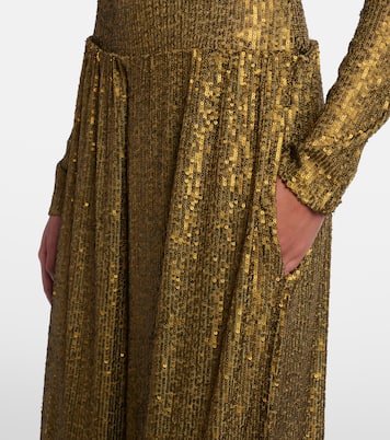 Elephant亮片阔腿裤 | Norma Kamali