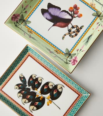 Butterbird porcelain decorative tray by Beto Val | La DoubleJ