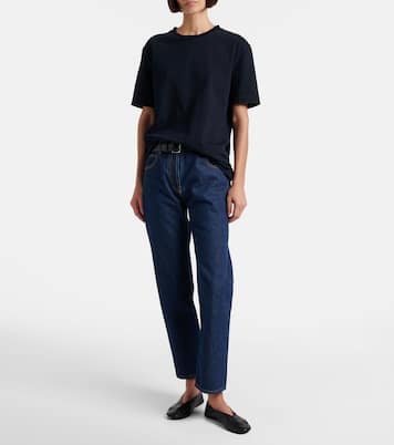 Riaco mid-rise straight jeans | The Row
