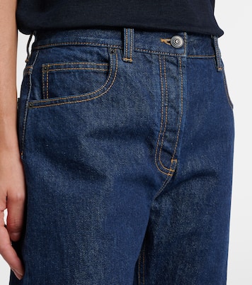Riaco mid-rise straight jeans | The Row