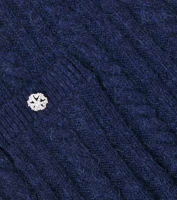 Cable-knit embellished skirt | Self-Portrait Kids