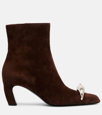 Bottines Pierced XL 65 en daim | Tory Burch