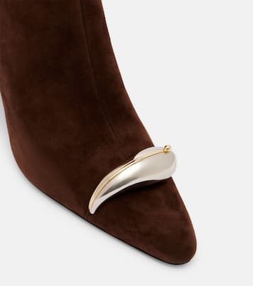 Bottines Pierced XL 65 en daim | Tory Burch