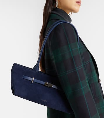 Schultertasche New York aus Veloursleder | DeMellier