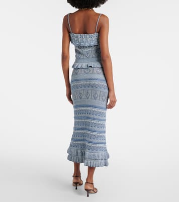 Jupe midi en crochet de coton | Etro