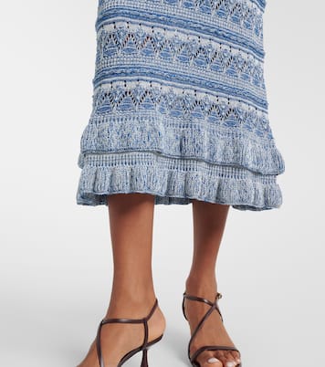 Jupe midi en crochet de coton | Etro