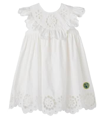 Robe Awaken brodée en coton | Zimmermann Kids