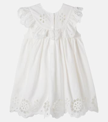 Robe Awaken brodée en coton | Zimmermann Kids