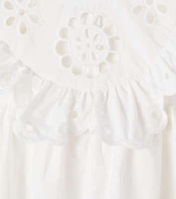 Robe Awaken brodée en coton | Zimmermann Kids