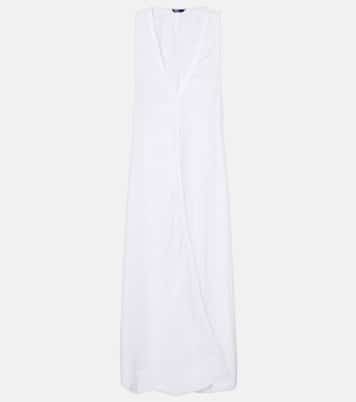 Vestido de playa de algodón con bordado inglés | Polo Ralph Lauren