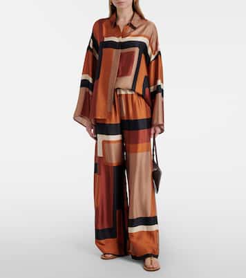 Bedrucktes Hemd Cora aus Satin | Faithfull