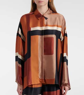 Bedrucktes Hemd Cora aus Satin | Faithfull