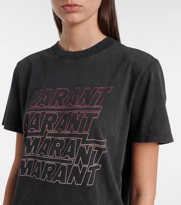 Zoeline printed cotton jersey T-shirt | Marant Etoile