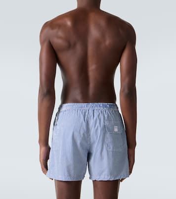Madeira striped swim trunks | Fedeli