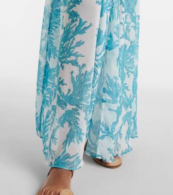 Chloe floral georgette kaftan | Alexandra Miro