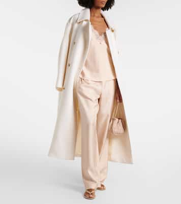 Silk twill wide-leg pants | Róhe