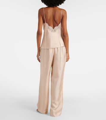 Silk twill wide-leg pants | Róhe