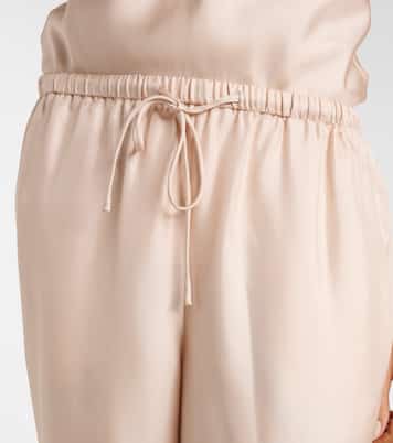 Silk twill wide-leg pants | Róhe