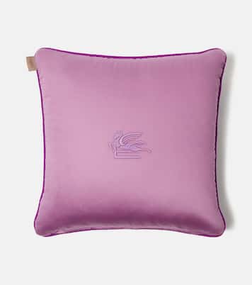 Pegaso paisley cotton cushion | Etro