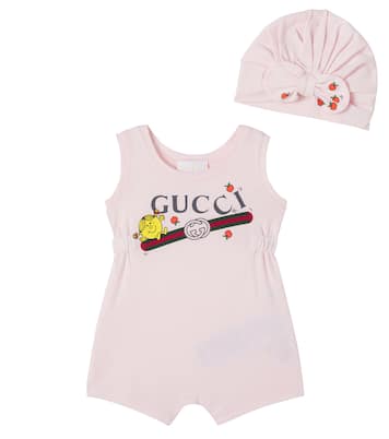 x Little Miss Bébé – Ensemble combinaison et chapeau | Gucci Kids