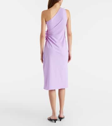 Robe de cocktail à fleurs en jersey | Coperni