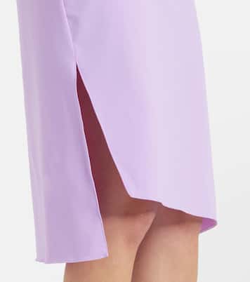 Robe de cocktail à fleurs en jersey | Coperni