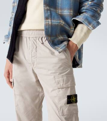 Pantalon cargo Compass en coton mélangé | Stone Island