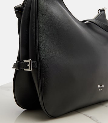 Aimee Large leather shoulder bag | Prada