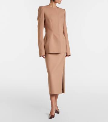 Wool-blend blazer | Mugler