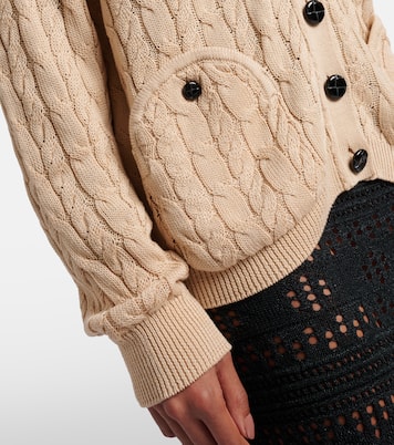 Ket cable-knit cotton cardigan | Blazé Milano