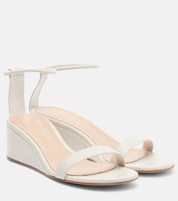 Leather wedge sandals | Gianvito Rossi