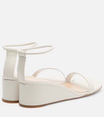 Leather wedge sandals | Gianvito Rossi