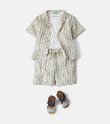 Set Anker aus Hemd und Shorts aus Baumwolle | Wheat