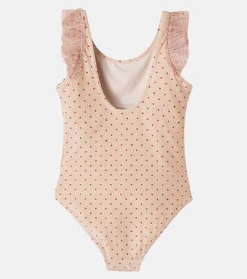 Amandine embellished tulle-trimmed swimsuit | Konges Sløjd