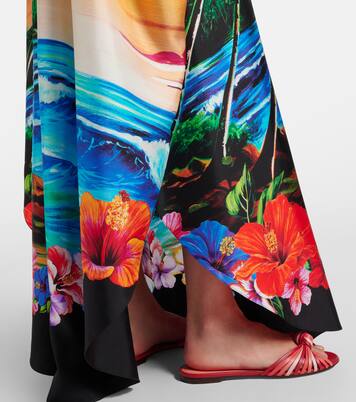 Caftán de seda estampado | Dolce&Gabbana