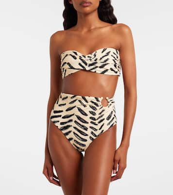Slip bikini con stampa | Johanna Ortiz