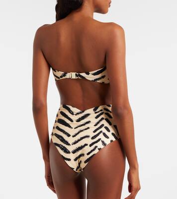 Slip bikini con stampa | Johanna Ortiz