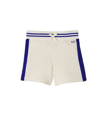 Cable-knit cotton shorts | Mini Rodini