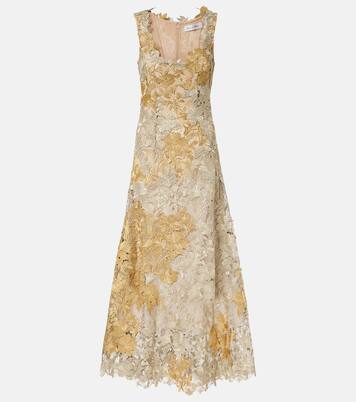 Guipure lace cocktail dress | Oscar de la Renta
