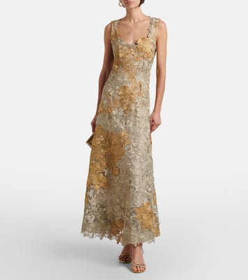 Guipure lace cocktail dress | Oscar de la Renta