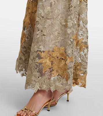 Guipure lace cocktail dress | Oscar de la Renta