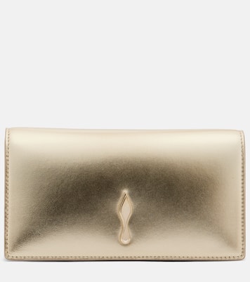 Bettina Small metallic leather clutch | Christian Louboutin
