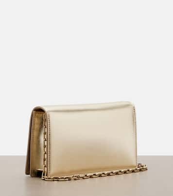 Bettina Small metallic leather clutch | Christian Louboutin