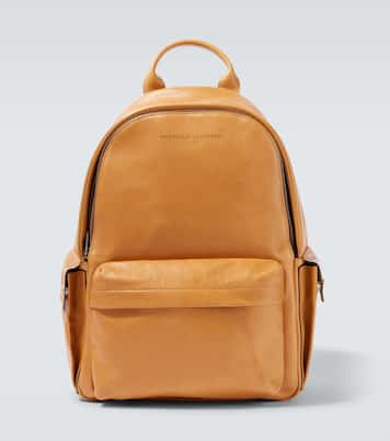 Leather backpack | Brunello Cucinelli