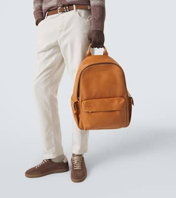 Leather backpack | Brunello Cucinelli