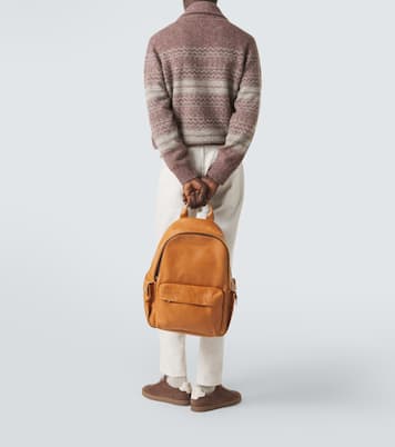 Leather backpack | Brunello Cucinelli